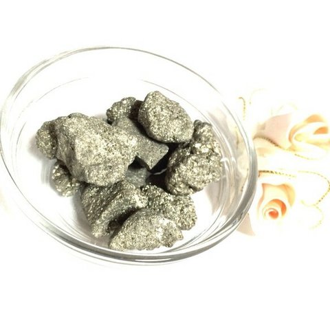 【穴無】メキシコ産 　パイライト 黄鉄鉱 Pyrite 25ｇ