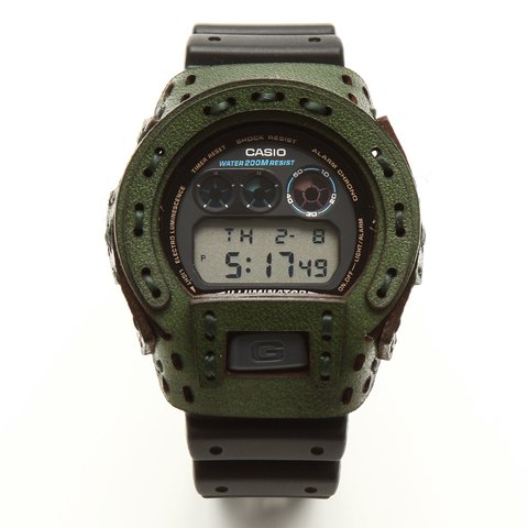 カスタムレザーケース for DW-6900【GREEN】