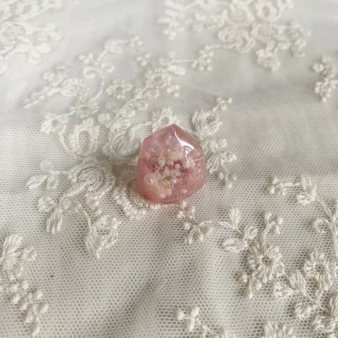 【全11色】Crystal ring pink