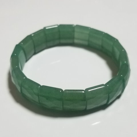天然石 パワーストーン 数珠ブレスレット バングル
   ~ green ｱﾍﾞﾝﾁｭﾘﾝ ~