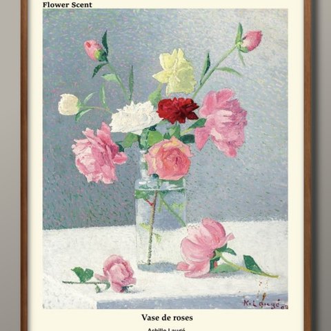 1-9660■A3アートポスター『花の香りシリーズ　花　フラワー』絵画/イラスト/デザイン/上級マット紙採用