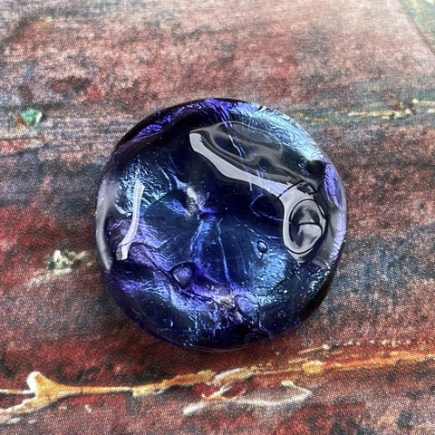 ガラスのカボション　Ⅷ　紫　M