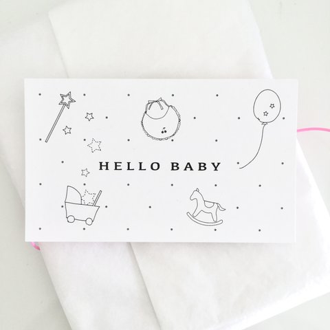 M-60 messagecard ★ HELLO BABY 30枚 メッセージカード ♡ 