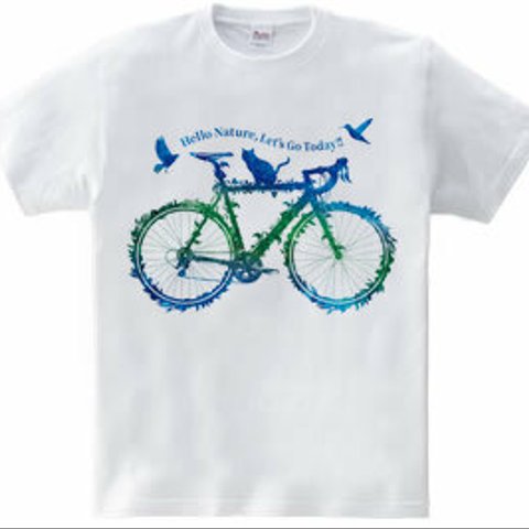 ロードバイクTシャツ「Nature’s Bicycle」