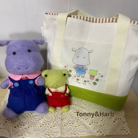 【受注生産】Tonny&Harb  *☆＊ミニトートバッグ☆*＊