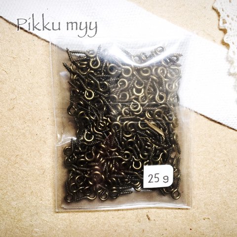 ヒートン　金古美　8mm  約25ｇ