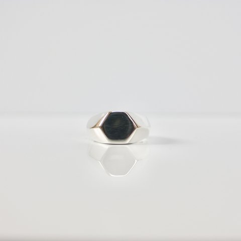 SIGNET RING HEXAGONAL 〜 シグネットリング ヘキサゴナル 〜 #8〜#10.5