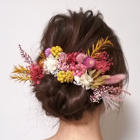 Naturally #3 結婚式 成人式 卒業式 着物 髪飾り 花