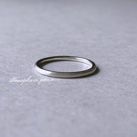 【Pt900】Yours_Round: Ring(1.5mm)