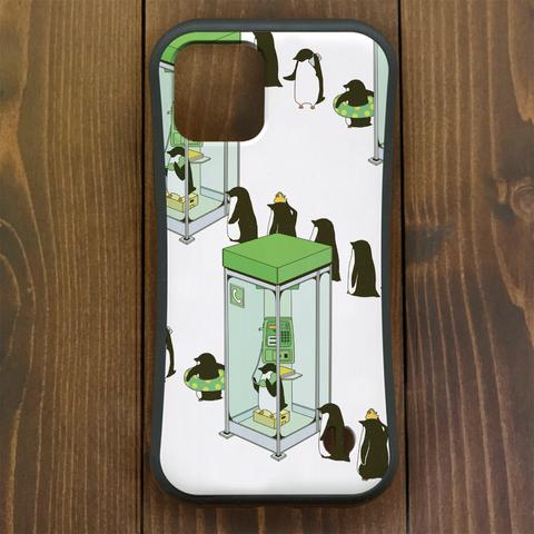 ペンギン【iPhone12・iPhone13対応】ペンギン電話ボックス・グリップケース iPhone用【各機種あります】