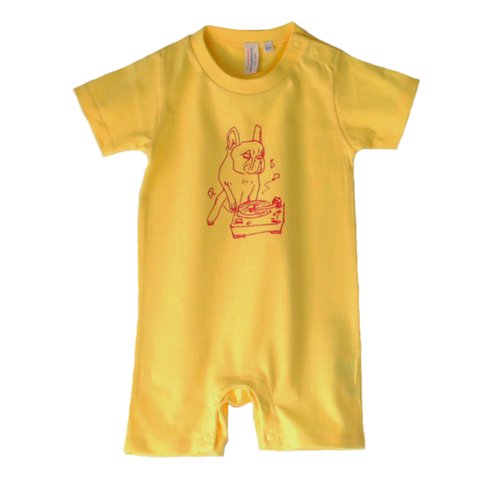 hntbk rompers french bulldog（YELLOW)