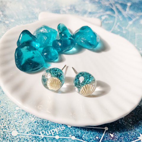 浅い海辺のピアス