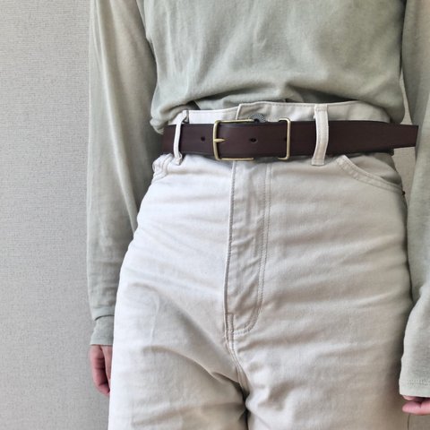 【サイズオーダー】plain belt