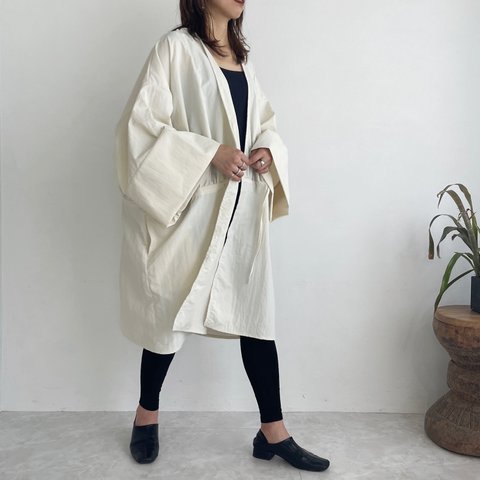 シャカシャカガウンコート(ivory)