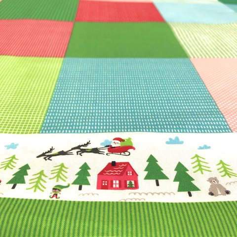 534　USAコットン　moda　モダ　THE NORTH POLE  CHRISTMAS PATCHWORK