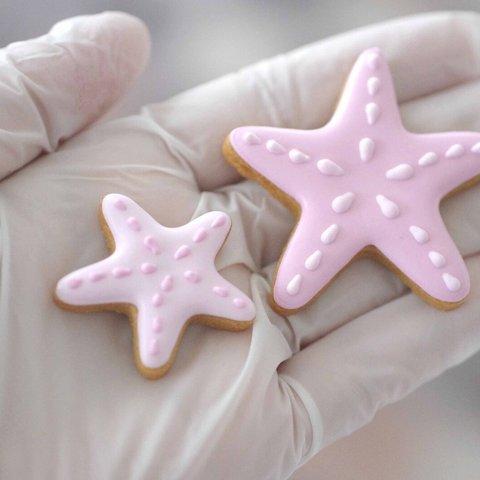 ヒトデ　親子セットのクッキー型　「水族館シリーズ」～海のゆかいな仲間たち〜　