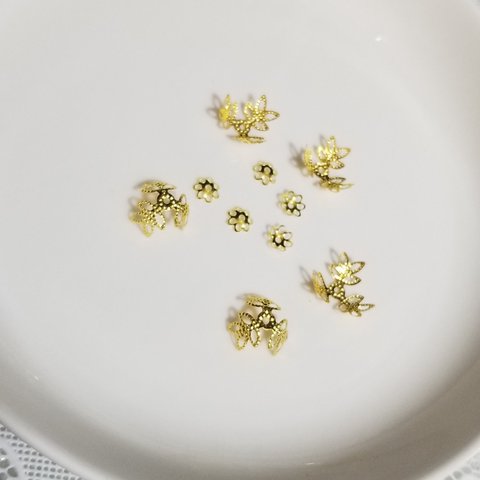 花座 手作りキット 12mm 5個セット チャーム