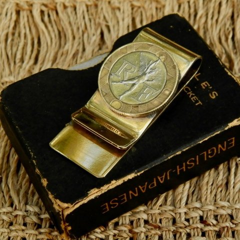 ＃M14  France Coin Money Clip