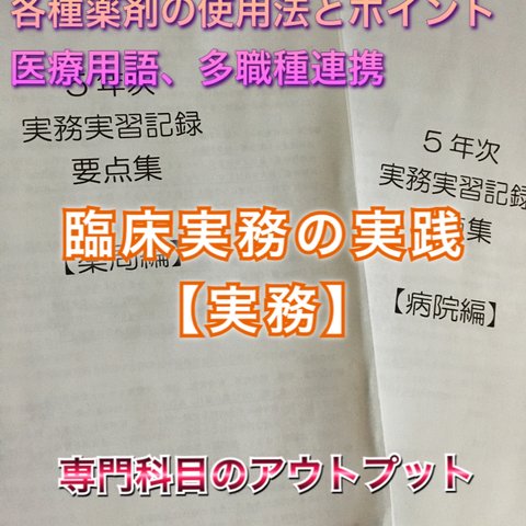 看護師、准看護師国家試験、定期試験、臨床実務実習対策シリーズ【実務】まとめノート