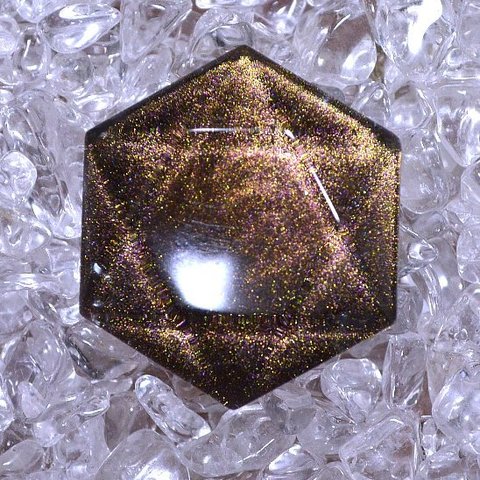 【ゴム径選択】六芒星（ヘキサグラム）プレートレジンゴム（対角線間：3.7cm）アルビレオ