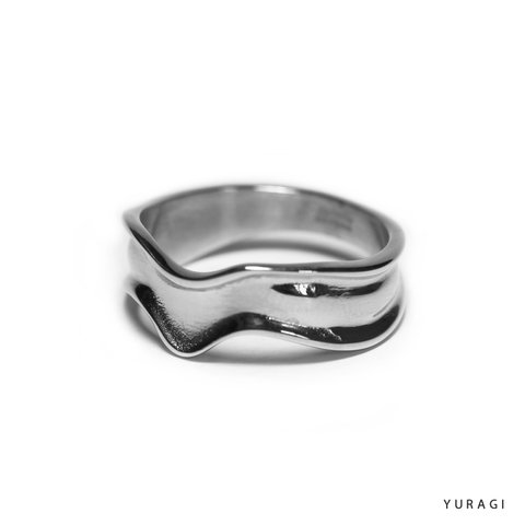 【stainless316L】wave ring /金属アレルギー対応 サージカルステンレス