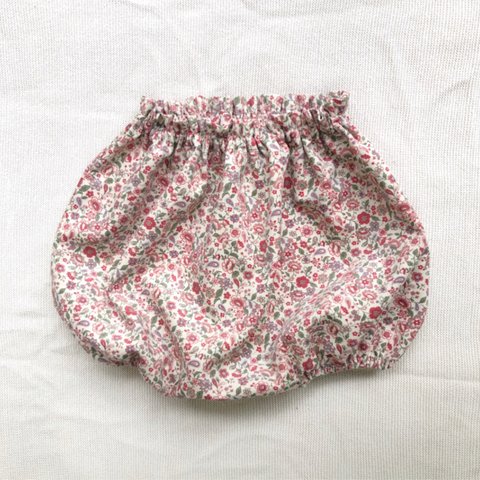 ぷっくりおしりがかわいい 70 80 秋冬 小花柄 優しい コットン シャツコーデュロイ   かぼちゃパンツ