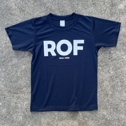 新色！ROF.ロゴドンT 【濃紺S】