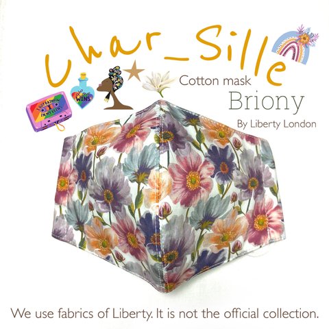 レトロポップ🌈【コットンマスク】Liberty/リバティ