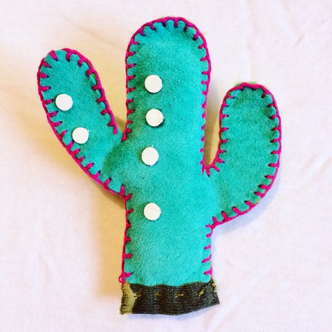 cactus brooch