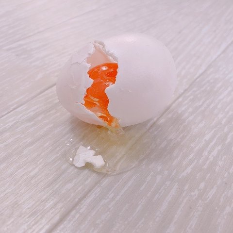 再販【食品サンプル】割れた卵