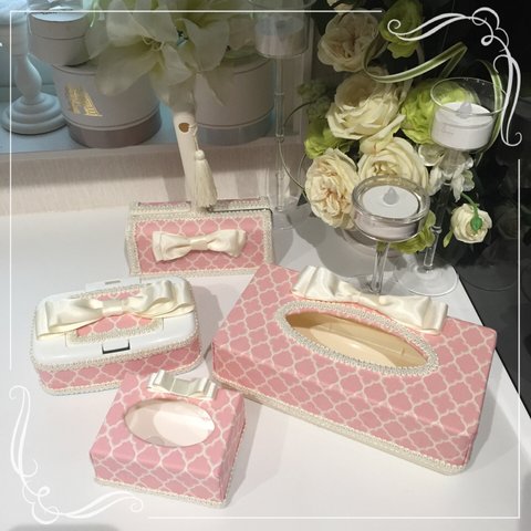 新品デコナージュ♡ミニティッシュケース