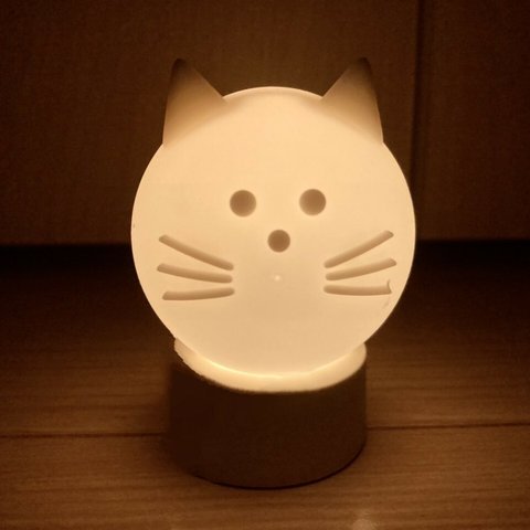 まんまるねこさんランプ〜3Dプリンター製間接照明〜