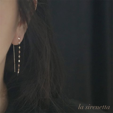 受注製作 ＊ chain swing pierce