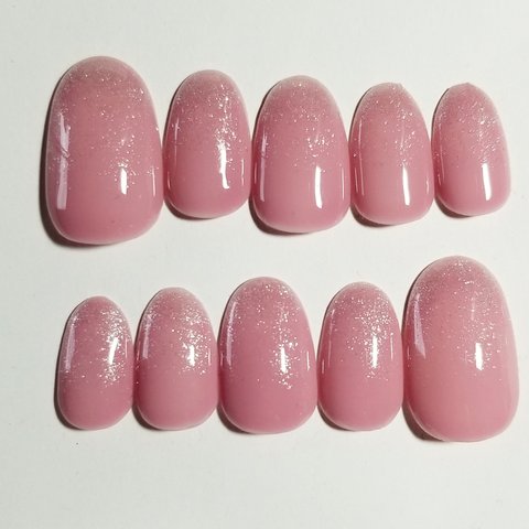 Sheer gradation Nail Orchid