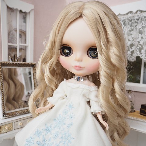 ネオブライス ウィッグ  マーメイドスパイラル シャンパンゴールド 10インチ 10インチ/ドール Blythe