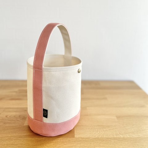 new!! "bucket bag" kinari × sakura (限定カラー)《受注製作》