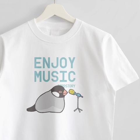 Tシャツ（ENJOY MUSIC / ボーカリスト / 桜文鳥 / A）