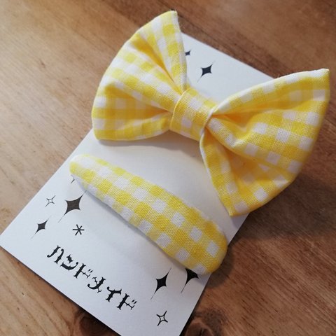 【送料無料】🎀リボンヘアゴム🎀　&　ぱっちんピン　セット