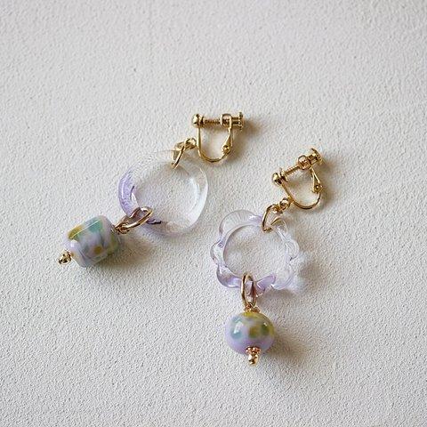 hoop×とんぼ玉 (glass)