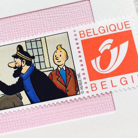 ちいさなartmuseum　belgium　stamp
