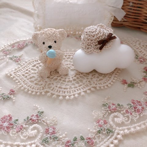 麦わら帽子かってもらったよ♡☁️‪𓂃⸒⸒🧸アロマストーン 