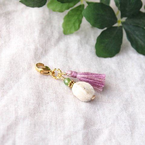 Perfume Bottle Zipper Charm（River Stone）