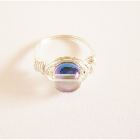 Blueオーラ　Wire　Ring