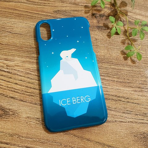 「ICE BERG」ハードケース（iPhone・Android対応）#sc-0070-a【受注生産・通常5～6営業日発送】