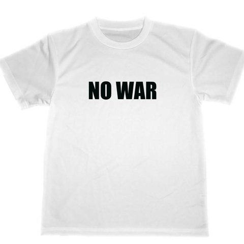 NO WAR　ドライ　Tシャツ　反核　反戦　グッズ　戦争反対　NO　NUKES