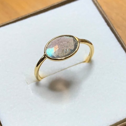 ラブラドライト labradorite collection SV925 （ゴールドメッキ）#11