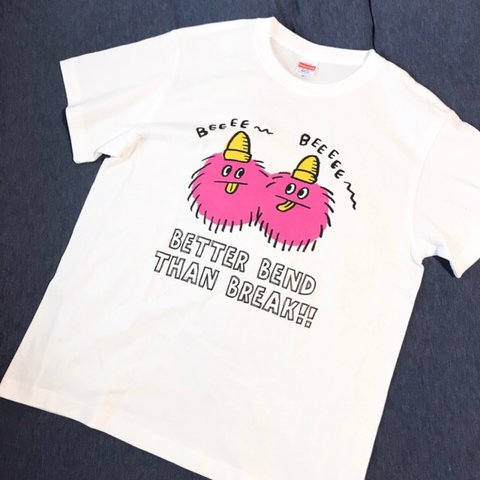 もふもふふたごのTシャツ(ホワイト)