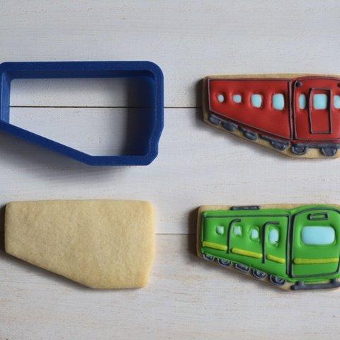 電車【横6.9cm】クッキー型・クッキーカッター