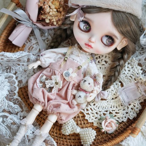 ブライスアウトフィット BJD 人形 SD 服 "優しい夢" 7点入