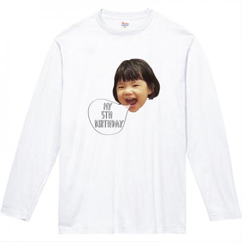 吹き出し♡”長袖”Tシャツ【kids】